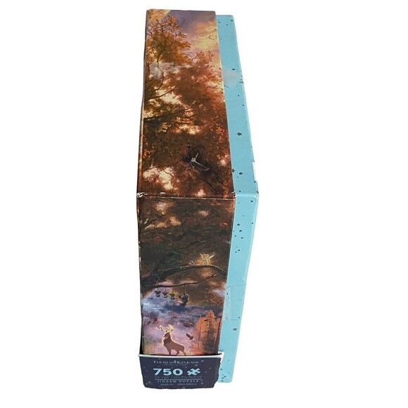 Disney Thomas Kinkade Dreams Collection 750 Piece Puzzle Bambi's First Year Comp - Picture 13 of 16